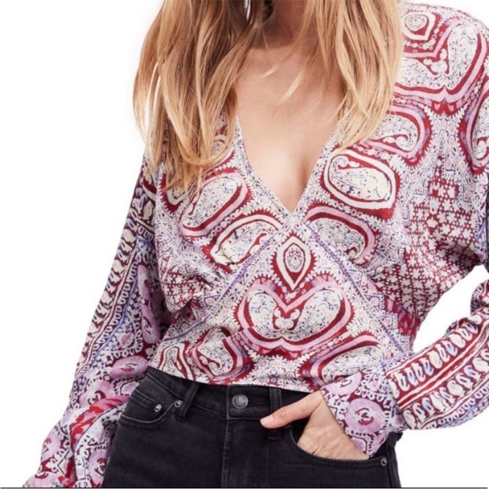 Free People Wild And Free Blouse